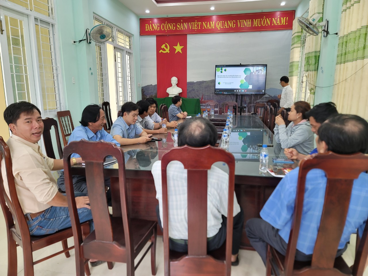 Xã Hành Phước tham dự Phiên họp lần thứ nhất năm 2024 của Ban chỉ đạo chuyển đổi số tỉnh Quảng Ngãi