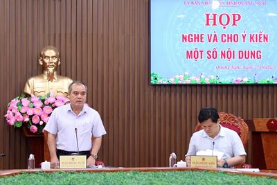 UBND tỉnh họp cho ý kiến một số nội dung thuộc thẩm quyền